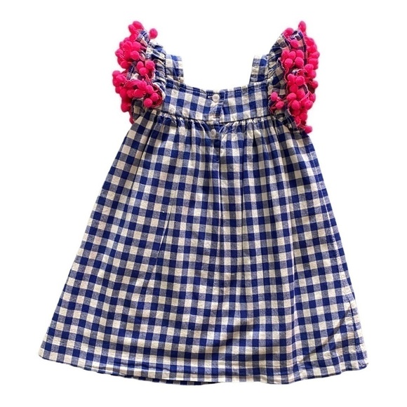 CLASSIC WHIMSEY-BLUE AND WHITE GINGHAM DRESS-SIZE 3T - Picture 5 of 9